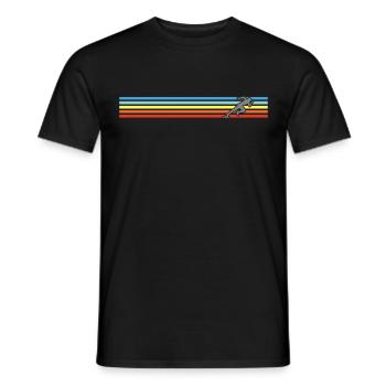 Runner - Men's T-Shirt - black - Front - AI Model Male 178 light (178cm)