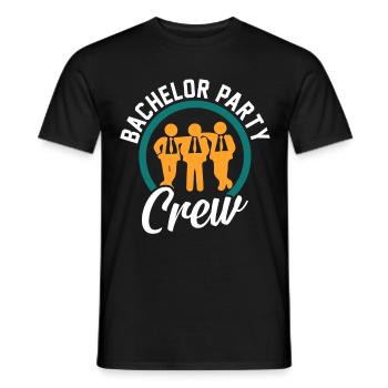 Célibataire Marier Célébrer Célébrer - T-shirt homme - noir - Devant - AI Model Male 178 light (178cm)