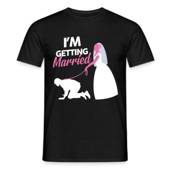 Bachelor Party Best Man Bride Gift - Men's T-Shirt - black - Front - AI Model Male 178 light (178cm)
