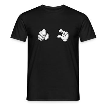 Du Hast Nen Kleinen Penis Lustige Geschenkidee - Männer T-Shirt - Schwarz - Vorne - AI Model Male 178 light (178cm)