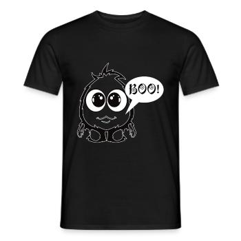 petit monstre mignon - T-shirt homme - noir - Devant - AI Model Male 178 light (178cm)