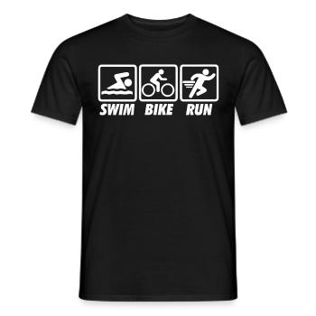 TRIATHLON - T-shirt homme - noir - Devant - AI Model Male 178 light (178cm)