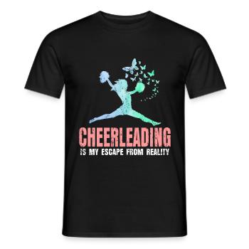 cheerleading - T-shirt homme - noir - Devant - AI Model Male 178 light (178cm)