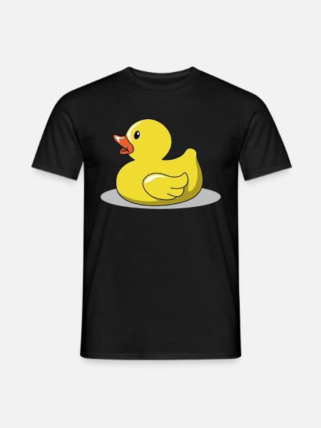 Pato de goma pato de goma pato divertido - Mænd T-shirt - sort