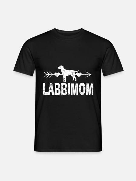 Labrador - Männer T-Shirt - Schwarz