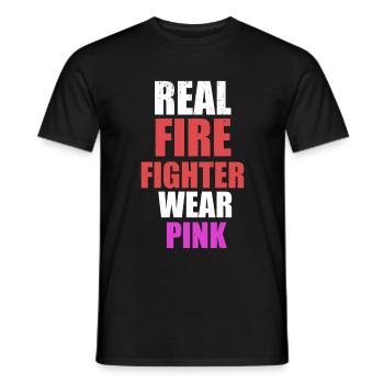 Héros des pompiers - T-shirt homme - noir - Devant - AI Model Male 178 light (178cm)