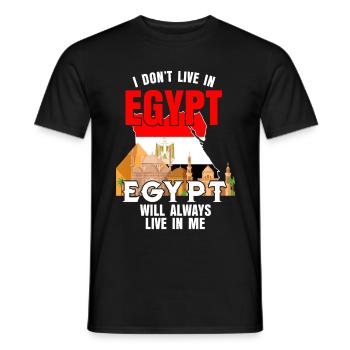 Egypt - Men's T-Shirt - black - Front - AI Model Male 178 light (178cm)