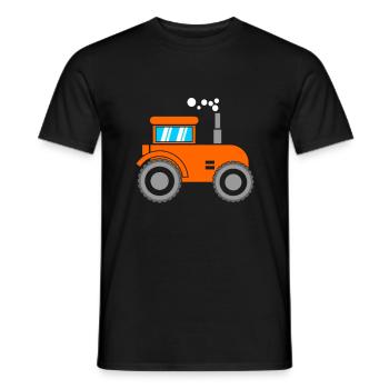 Kids Tractor Tractor Kids - Men's T-Shirt - black - Front - AI Model Male 178 light (178cm)