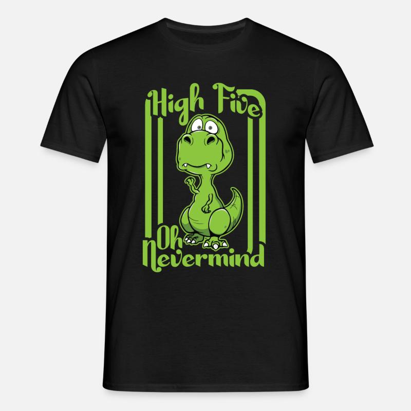 High five - Männer T-Shirt - Schwarz
