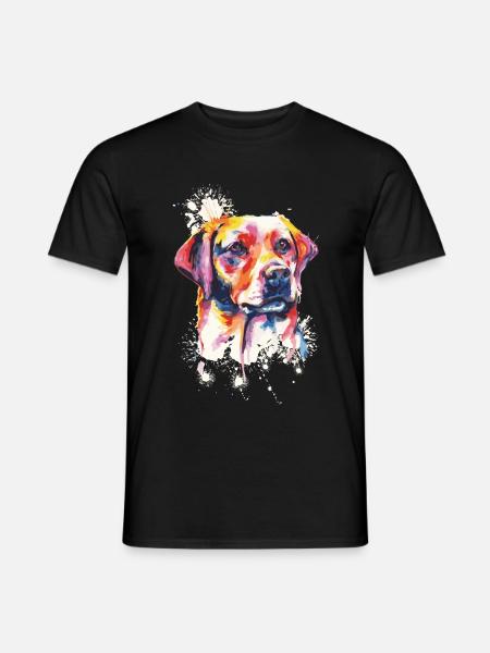 Labrador Hunderasse - Männer T-Shirt - Schwarz