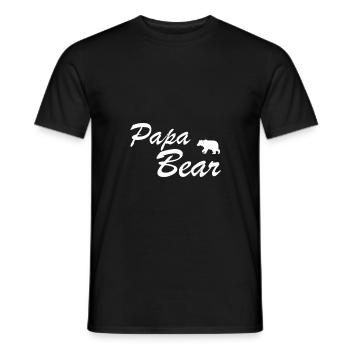 Father's Day Daddy Daddy Daddy Dad Dad Daddy - Men's T-Shirt - black - Front - AI Model Male 178 light (178cm)