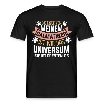 dalmatien - T-shirt homme - noir - Devant - AI Model Male 178 light (178cm)