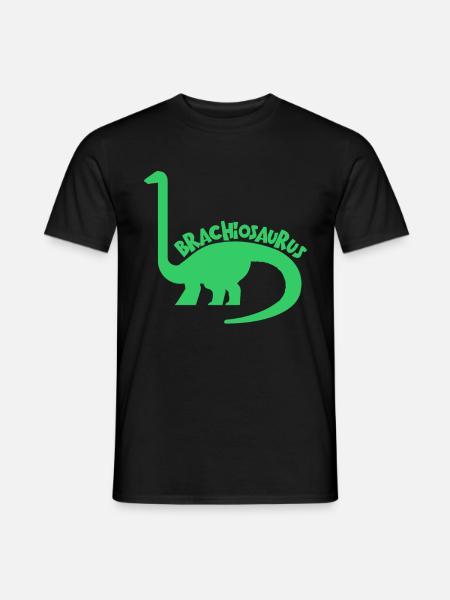 Dino dinosaur animal gift - Men's T-Shirt - black