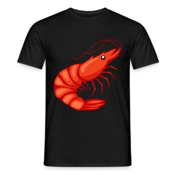 Shrimp Jitsu Arts martiaux mixtes - T-shirt homme - noir - Devant - AI Model Male 178 light (178cm)