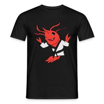 Shrimp Jitsu Arts martiaux mixtes - T-shirt homme - noir - Devant - AI Model Male 178 light (178cm)