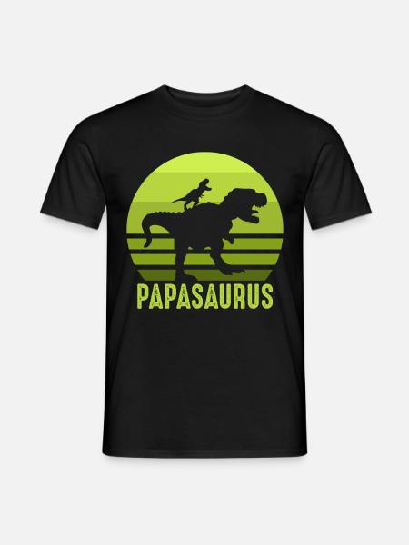 Dinosaurier Museum - Männer T-Shirt - Schwarz