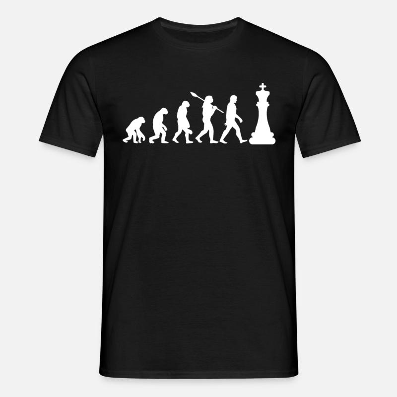 Chess evolution - Men's T-Shirt - black