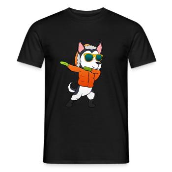 Husky Weihnachtsgeschenk - Männer T-Shirt - Schwarz - Vorne - AI Model Male 178 light (178cm)