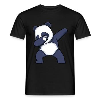 Dabbing Panda Dab Dance Panda dansant - T-shirt homme - noir - Devant - AI Model Male 178 light (178cm)