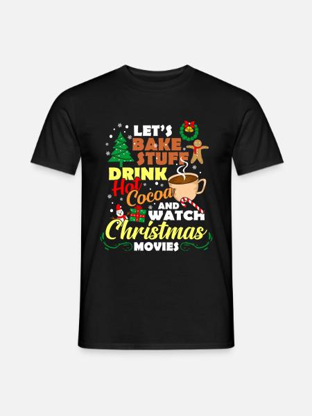 Christmas Cocoa Hot Chocolate Hot Chocolate - Men's T-Shirt - black