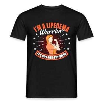 Combattant Lipidema - T-shirt homme - noir - Devant - AI Model Male 178 light (178cm)