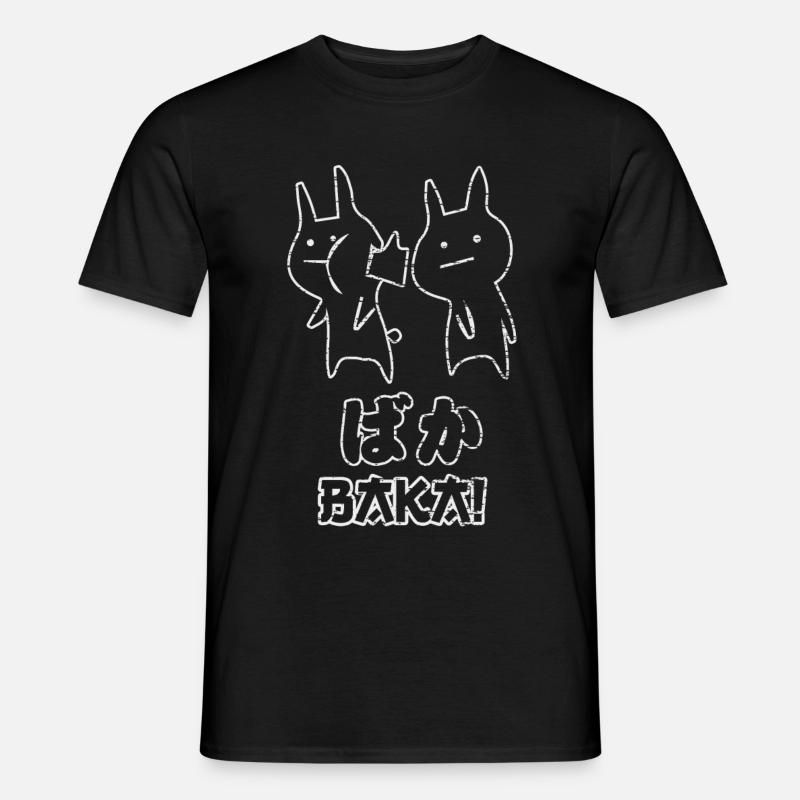 Anime - Männer T-Shirt - Schwarz