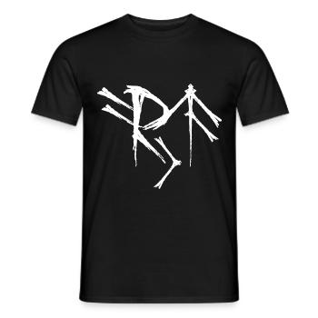 Freya rune symbol shieldmaiden viking gift - Men's T-Shirt - black - Front - AI Model Male 178 light (178cm)