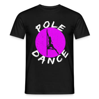 Pole Dance Geschenk - Männer T-Shirt - Schwarz - Vorne - AI Model Male 178 light (178cm)