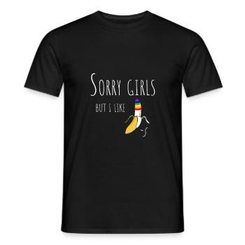 Gay Pride Geschenk - Männer T-Shirt - Schwarz - Vorne - AI Model Male 178 light (178cm)