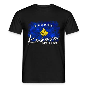 Kosovo poison - Men's T-Shirt - black - Front - AI Model Male 178 light (178cm)