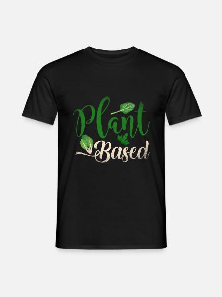 Plant based - Men's T-Shirt - black