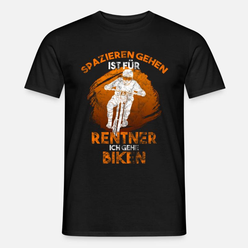 MTB - Männer T-Shirt - Schwarz