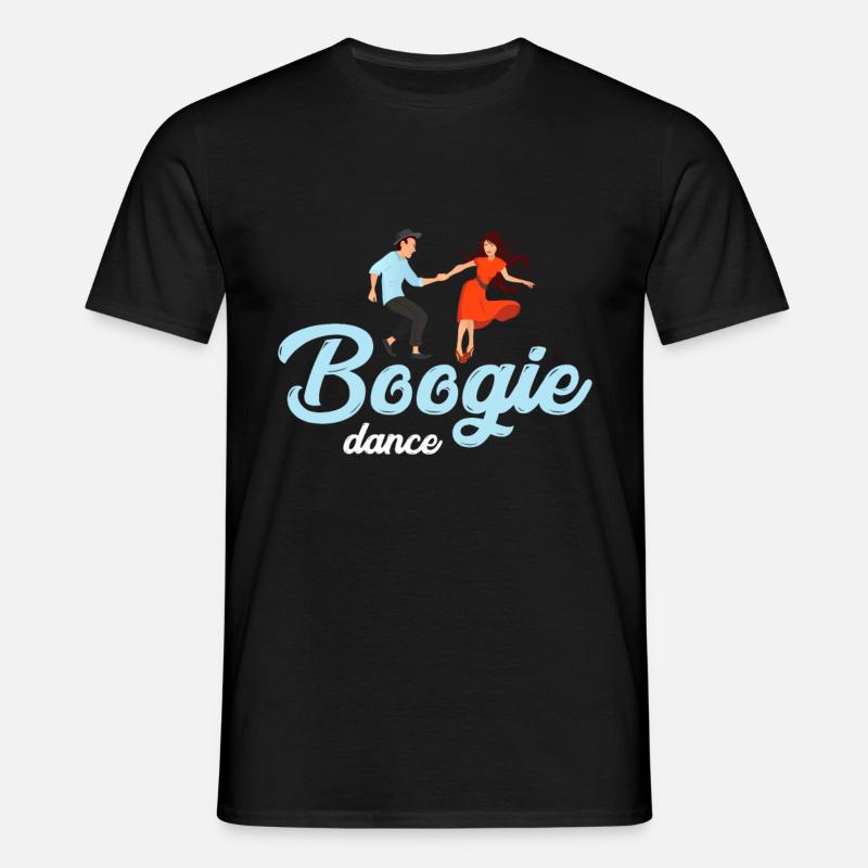 Boogie Woogie Dance - Maglietta da uomo - nero