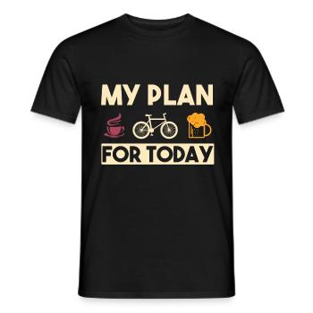 Cadeau cycliste - T-shirt homme - noir - Devant - AI Model Male 178 light (178cm)