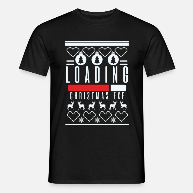 Admin Loading Christmas Weihnachten Geschenk - Männer T-Shirt - Schwarz
