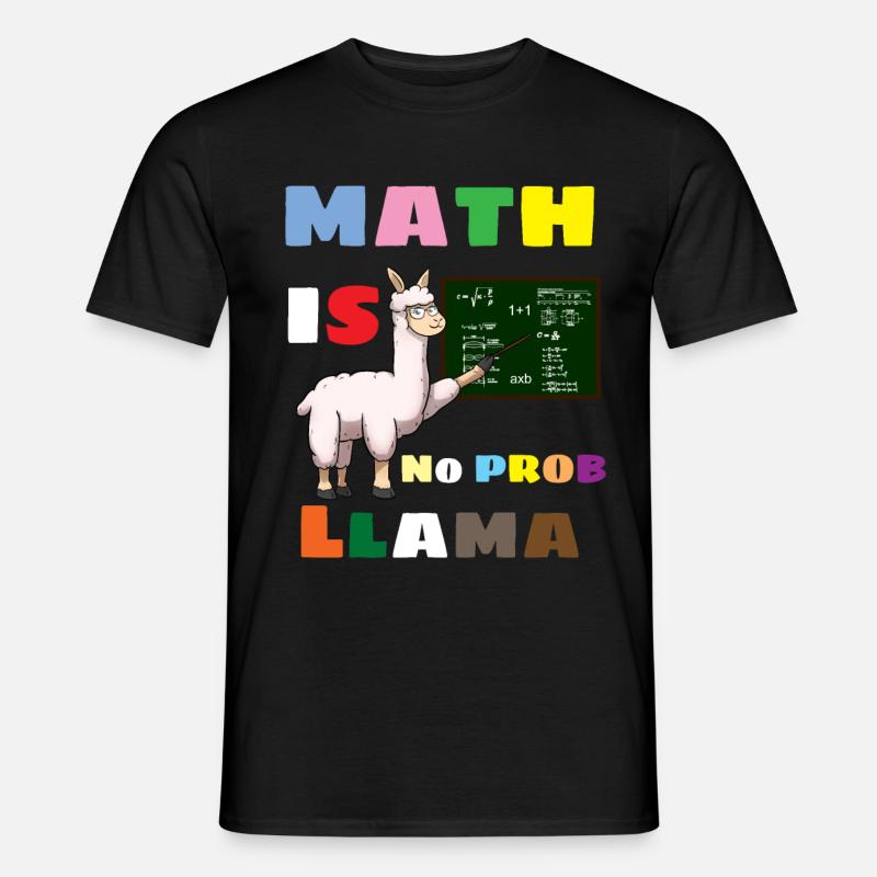 Math saying Math Math Teacher - Men’s T-shirt - black