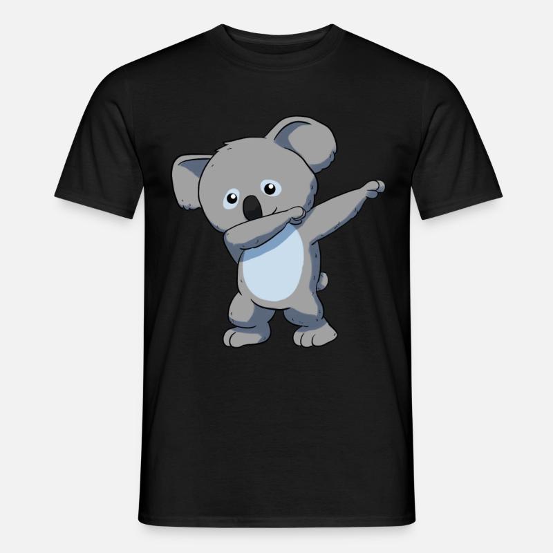 Koala Koalabär - Männer T-Shirt - Schwarz