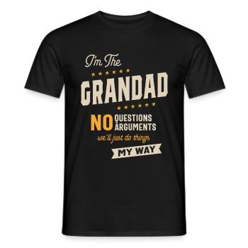 Grandad Way Lustiger Opa Vatertag - Männer T-Shirt - Schwarz - Vorne - AI Model Male 178 light (178cm)