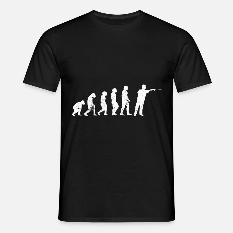 Darts evolution - Men's T-Shirt - black
