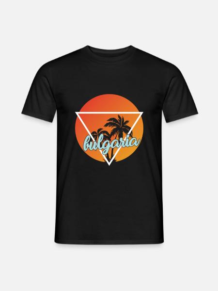 bulgarien Urlaub und Ferienziel - Männer T-Shirt - Schwarz