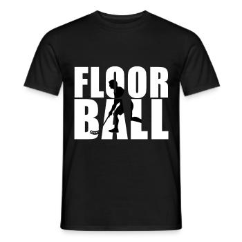 Unihockey Hobby im Namen - Männer T-Shirt - Schwarz - Vorne - AI Model Male 178 light (178cm)