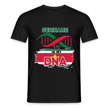 Le Suriname est dans mon ADN - T-shirt homme - noir - Devant - AI Model Male 178 light (178cm)