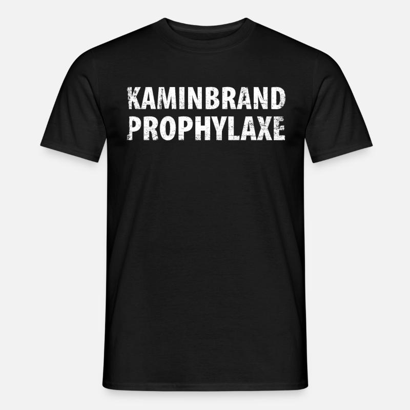 Schornsteinfeger Schlotfeger - Männer T-Shirt - Schwarz