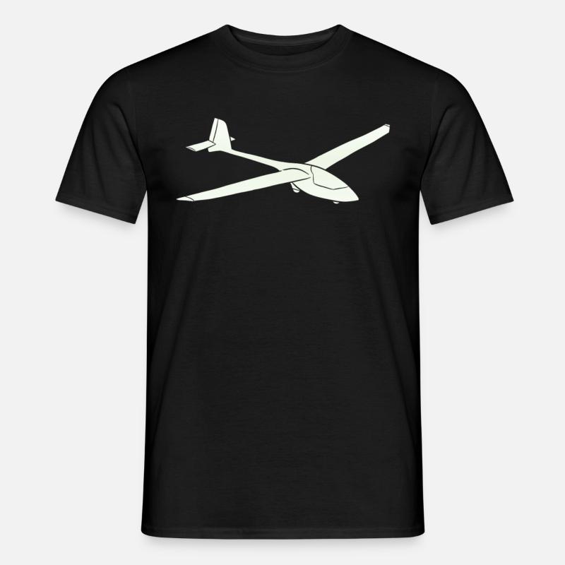 Glider sailor glider pilot - Men’s T-shirt - black
