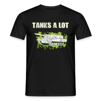 Tank Lover Panzerfahrer Panzer Spruch Lustig - Männer T-Shirt - Schwarz - Vorne - AI Model Male 178 light (178cm)
