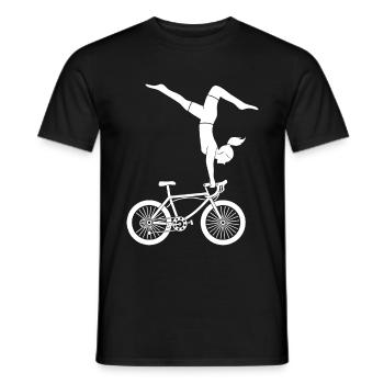 Artistic cyclist Artistic cyclist - Men's T-Shirt - black - Front - AI Model Male 178 light (178cm)