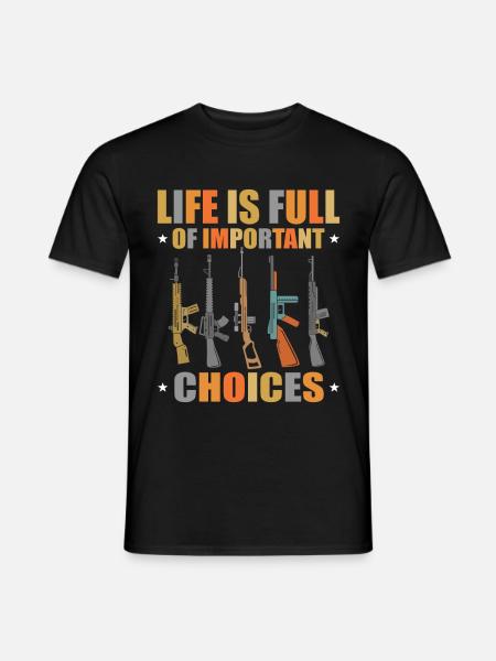 Shooting Target Shooting - Men's T-Shirt - black