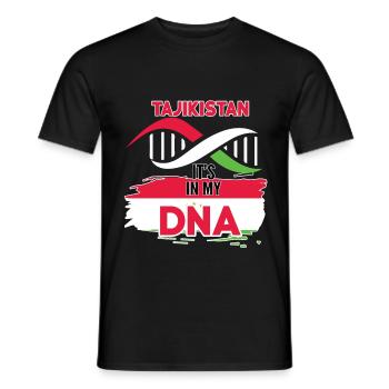 Le Tadjikistan est dans mon ADN - T-shirt homme - noir - Devant - AI Model Male 178 light (178cm)
