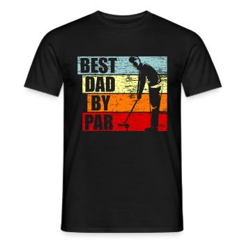 Golfer Dad Golf Papa Funny Father's Day - Männer T-Shirt - Schwarz - Vorne - AI Model Male 178 light (178cm)