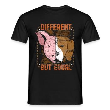 Vegetarier Geschenk - Männer T-Shirt - Schwarz - Vorne - AI Model Male 178 light (178cm)